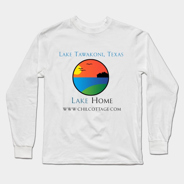 Lake Tawakoni Lake House Long Sleeve T-Shirt by Chilcottage
